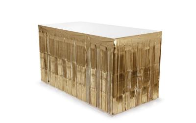 Partydeco Tischumrandung Fransen