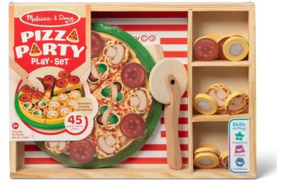 Melissa & Doug Pizza Party Holzspielset