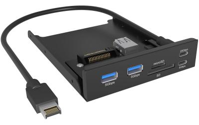 ICY BOX IB-HUB1419-i3, 2x Type-C, 2x Type-A