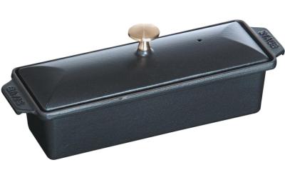 Staub Terrinenform gross schwarz, 30x11cm