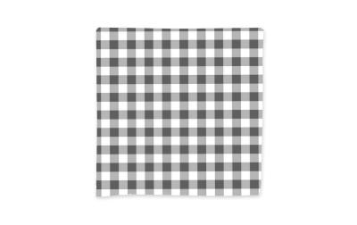 Trendform Papierservietten VICHY schwarz