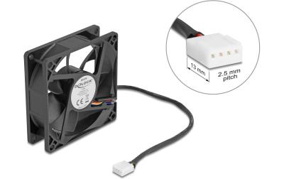 Delock Gehäuselüfter 80x80x25mm, 12V