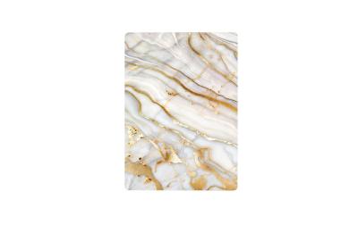 Hermia Schneidebrett Marble gold/grau