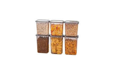 Hermia Vorratsdosen-Set 6-teilig anthrazit