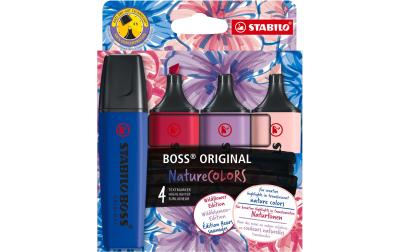 Stabilo Leuchtmarker Wildlflowers 4er Etui