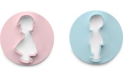 Ibili Guetzli-Ausstechform Junge+Mädchen