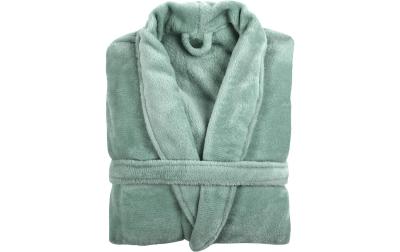 Tiseco Bademantel COSY grün L/XL