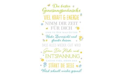 ABC Genesungskarte, besten Wünsche