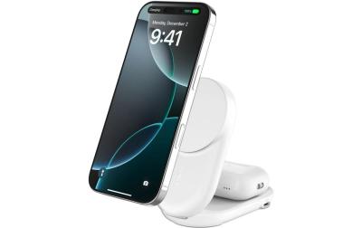 Belkin UltraCharge Qi2 Mag 2in1 klapp stati