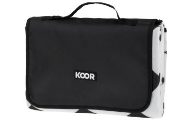 KOOR Picknickdecke Diamond schwarz