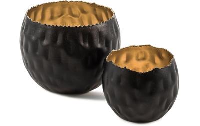 Pajoma Teelichthalter Black & Gold
