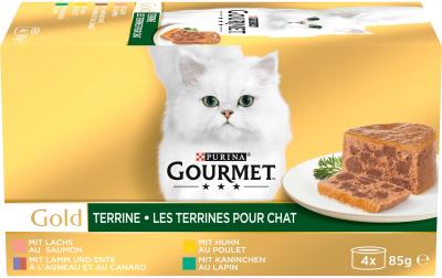 Gourmet Gold Terrine 4x85g