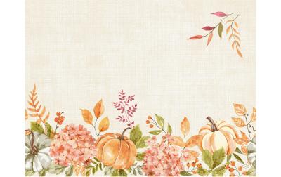 Duni Tischset Papier Spicy Pumpkin