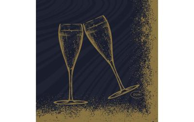 Duni Servietten Bio DSF Sparkly Cheers B.