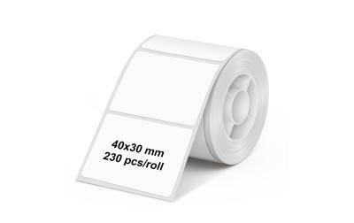 Olympia Etikettenrolle weiss