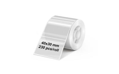 Olympia Etikettenrolle transparent