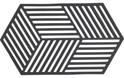 Zone Topfuntersetzer Hexagon, Schwarz
