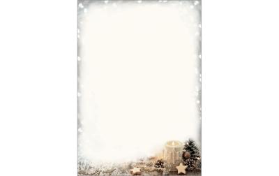 Sigel Motiv-Papier, Christmas Candle