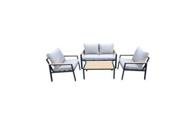 COCON Lounge Set 4-teilig Stahl, PE