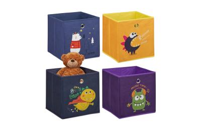 relaxdays Spielzeugbox Tiere