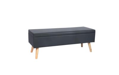 relaxdays Sitzbank mit Stauraum Kunstl.