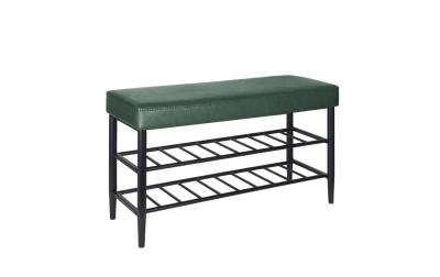 relaxdays Schuhbank mit 2 Ablagen