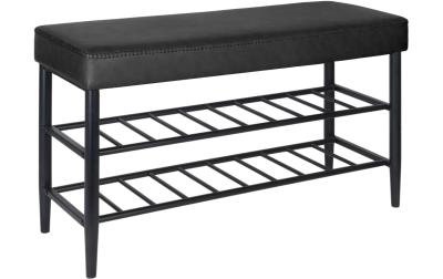 relaxdays Schuhbank mit 2 Ablagen