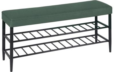 relaxdays Schuhbank mit 2 Ablagen