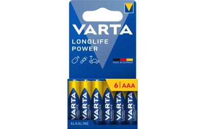 VARTA Longlife Power AAA, 1.5V, 6Stk