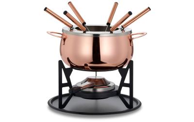 Oak&Steel Fondue-Set Edelstahl Rosegold
