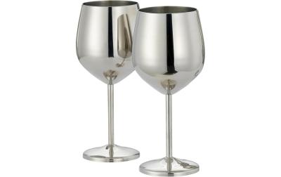 Oak&Steel Weingläser Silber, 2er Set
