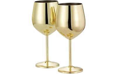 Oak&Steel Weingläser Gold, 2er Set