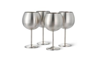 Oak&Steel Gingläser Silber, 4er Set