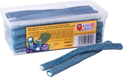 King Regal Mini Himbeerstifte bezuckert