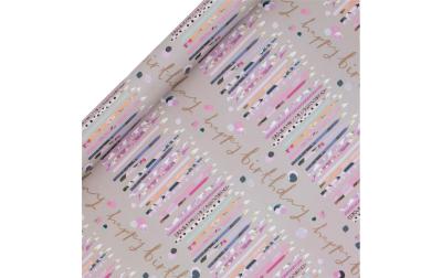 Glick Geschenkpapier Kerzen
