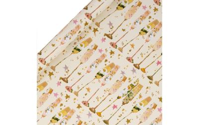 Glick Geschenkpapier Champagner