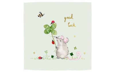 Cart Glückwunschkarte good luck