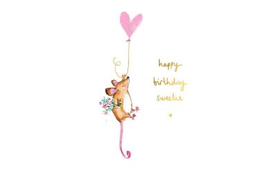 Cart Glückwunschkarte birthday sweetie