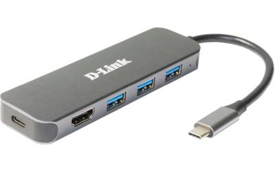 D-Link DUB-2333: 5-In-1 USB-C Adapter