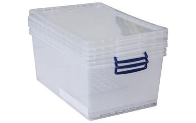 Really Useful Box 3x 62 Liter, klar