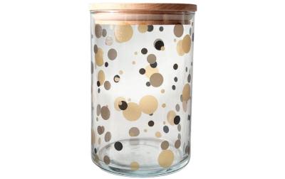 Wunderle Vorratsglas Dots natur
