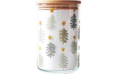 Wunderle Vorratsglas Tannenwald grau