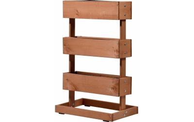 Vertikalbeet mit 3 Pflanzkästen, Kiefer