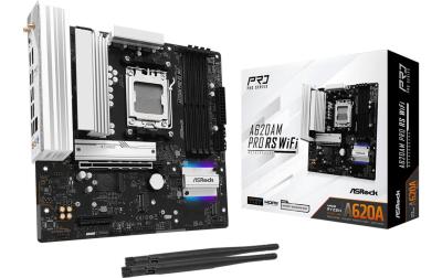 ASRock A620AM PRO RS WIFI, µATX, AM5