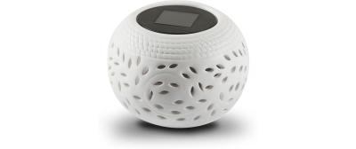 Balthasar Bowl Solar LED, Outdoor, Weiss