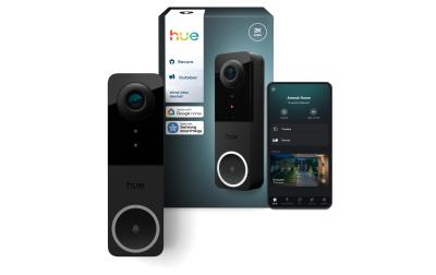 Philips Hue Secure Türklingelkamera schwarz