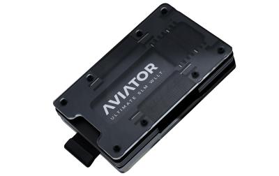 Aviator Wallet SLIDE Carbon cash clip