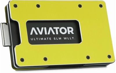Aviator Wallet SLIDE Carbon cash clip