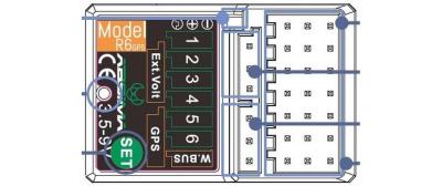 Absima 6-Kanal Empfänger R6GPS