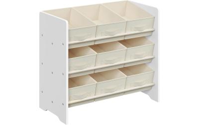 Songmics Regal mit 9 Boxen für Spielzeuge
